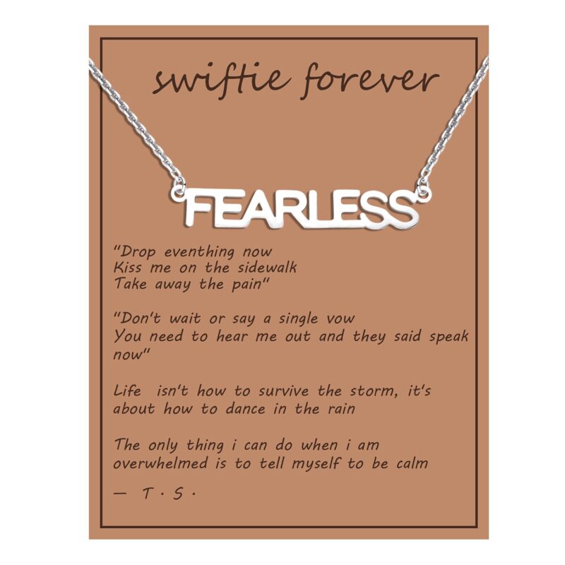 Swiftie Necklace – Gold and Silver Stainless Steel, Inspired by Taylor Swift | 16" Chain, Waterproof & Non-Tarnish - Image 13