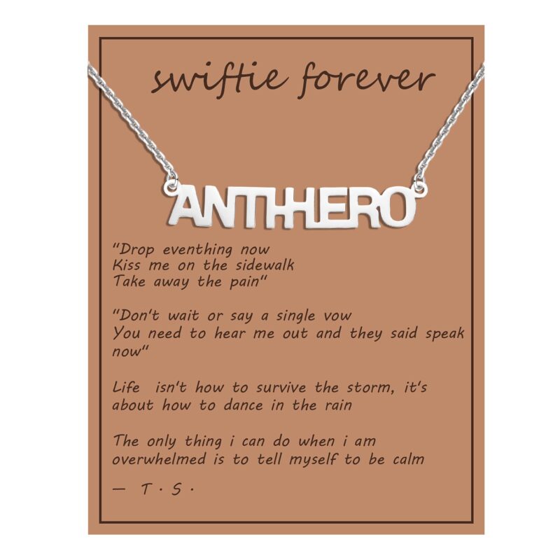 Swiftie Necklace – Gold and Silver Stainless Steel, Inspired by Taylor Swift | 16" Chain, Waterproof & Non-Tarnish - Image 31