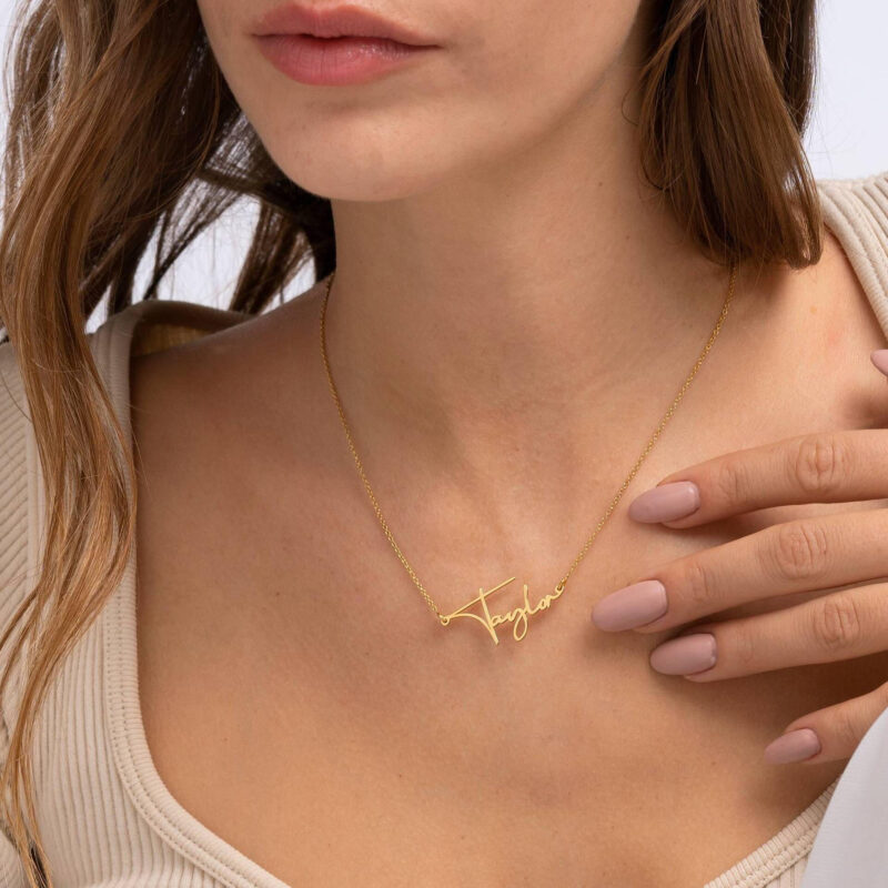 Swiftie Necklace – Gold and Silver Stainless Steel, Inspired by Taylor Swift | 16" Chain, Waterproof & Non-Tarnish - Image 39