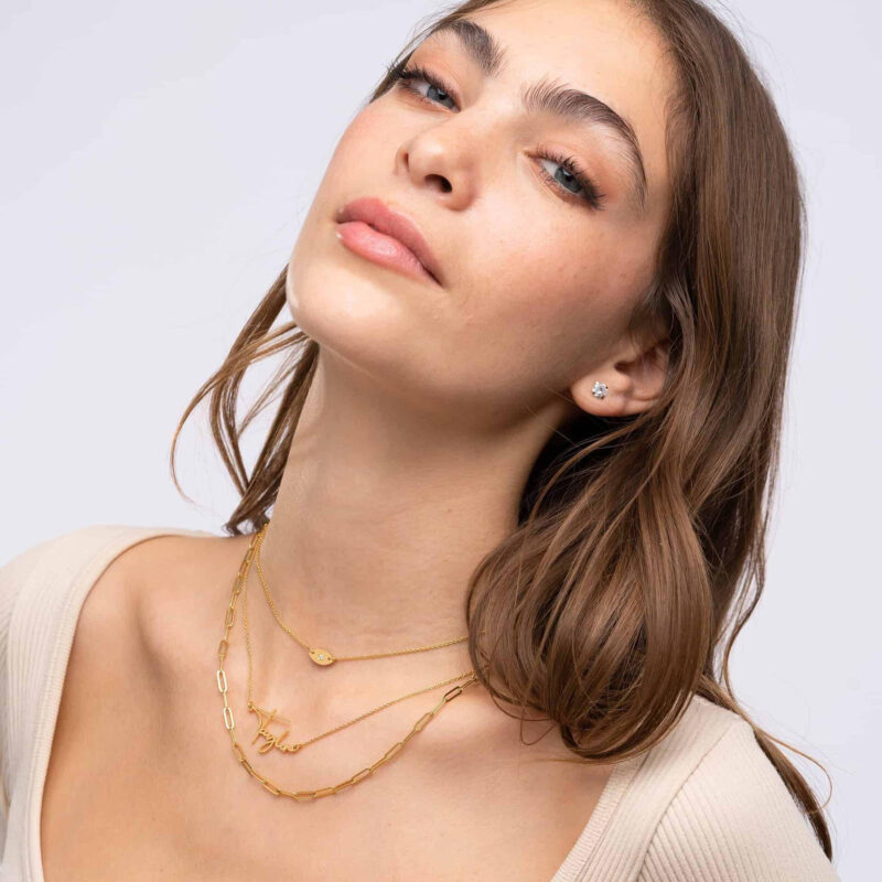 Swiftie Necklace – Gold and Silver Stainless Steel, Inspired by Taylor Swift | 16" Chain, Waterproof & Non-Tarnish - Image 40