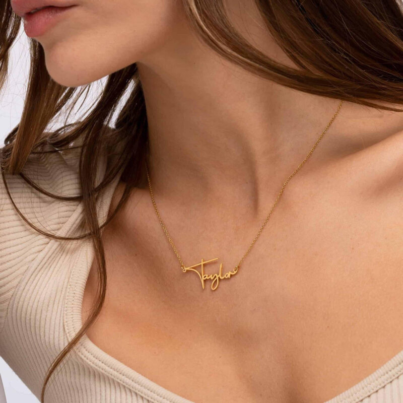 Swiftie Necklace – Gold and Silver Stainless Steel, Inspired by Taylor Swift | 16" Chain, Waterproof & Non-Tarnish - Image 41