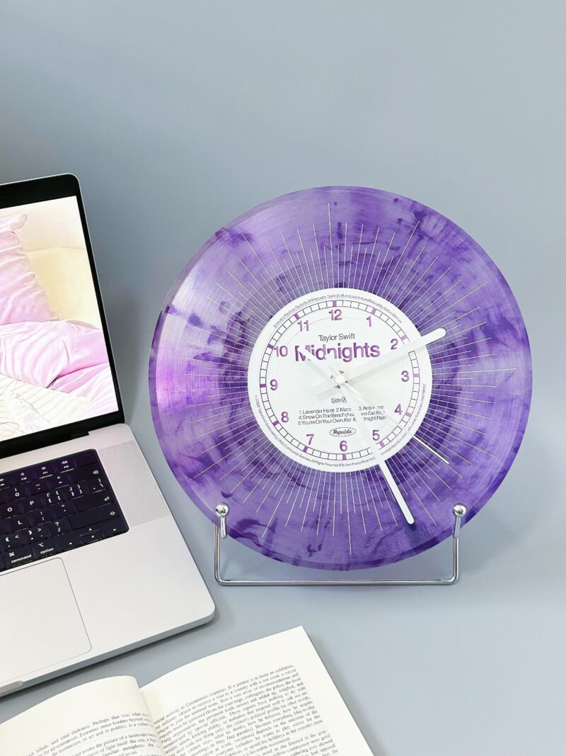 Taylor Swift Midnights Vinyl Record Wall Clock | Taylor Gift | Swiftie Merch - Image 13