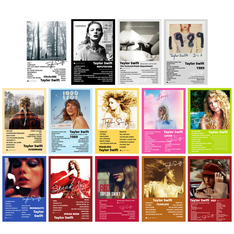 Taylor Swift Physical Posters 14pcs | Album Cover Poster | Poster Print Wall Art | Custom Poster | NO FRAME - Image 3