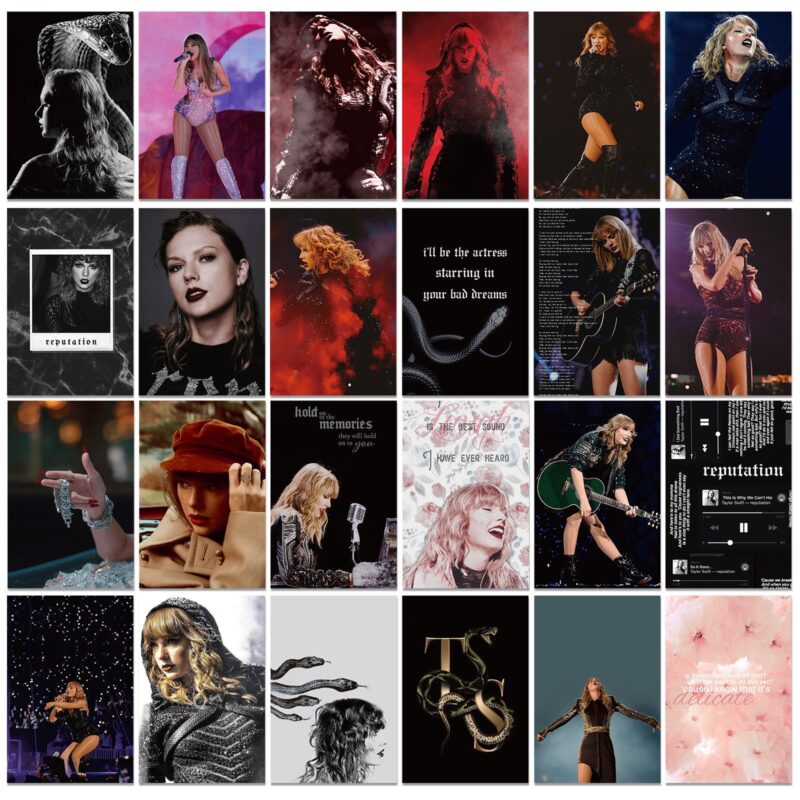 Taylor Swift Physical Art Print 50pcs | The Eras Tour Poster | Mini Print Wall Art | NO FRAME - Image 9