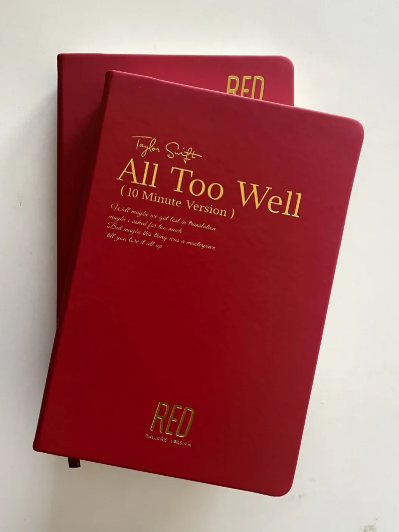 All Too Well A5 Notebook | "22" A5 Notebook | Customizable Page Options