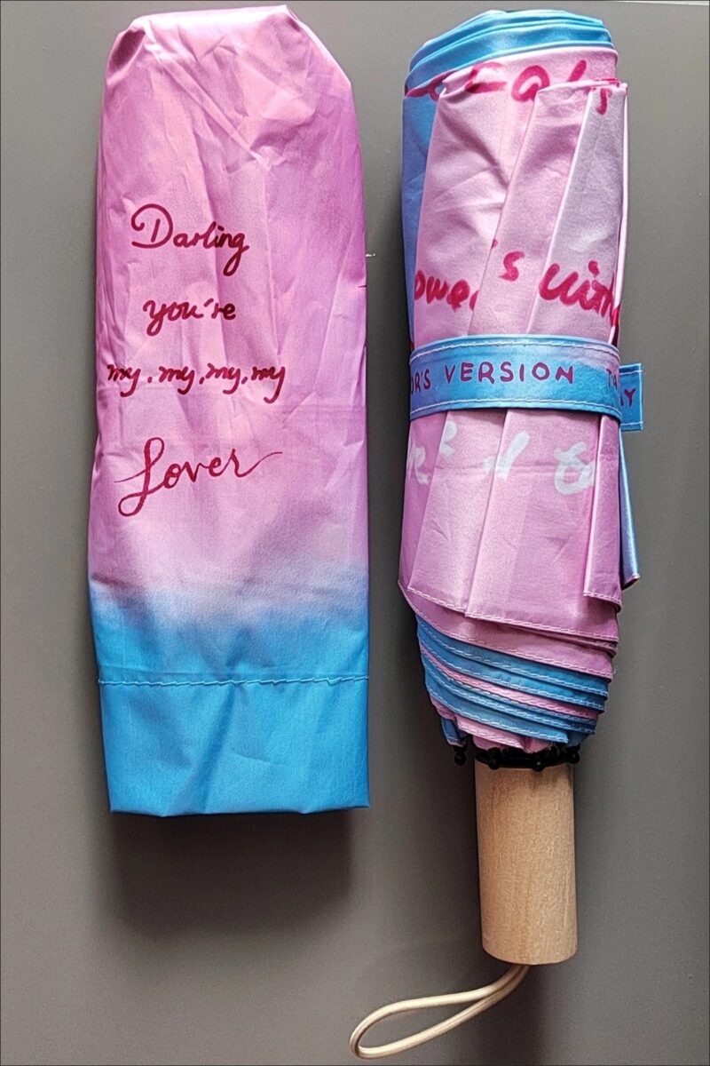 Taylor Swift Lover Manual Folding Umbrella | Swiftie Merch - Image 9