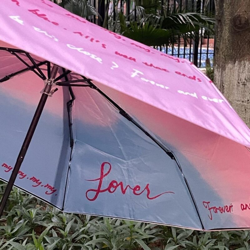 Taylor Swift Lover Manual Folding Umbrella | Swiftie Merch - Image 3