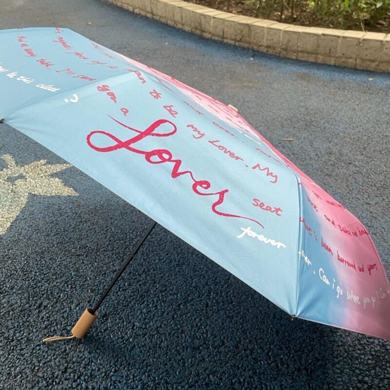 Taylor Swift Lover Manual Folding Umbrella | Swiftie Merch - Image 5