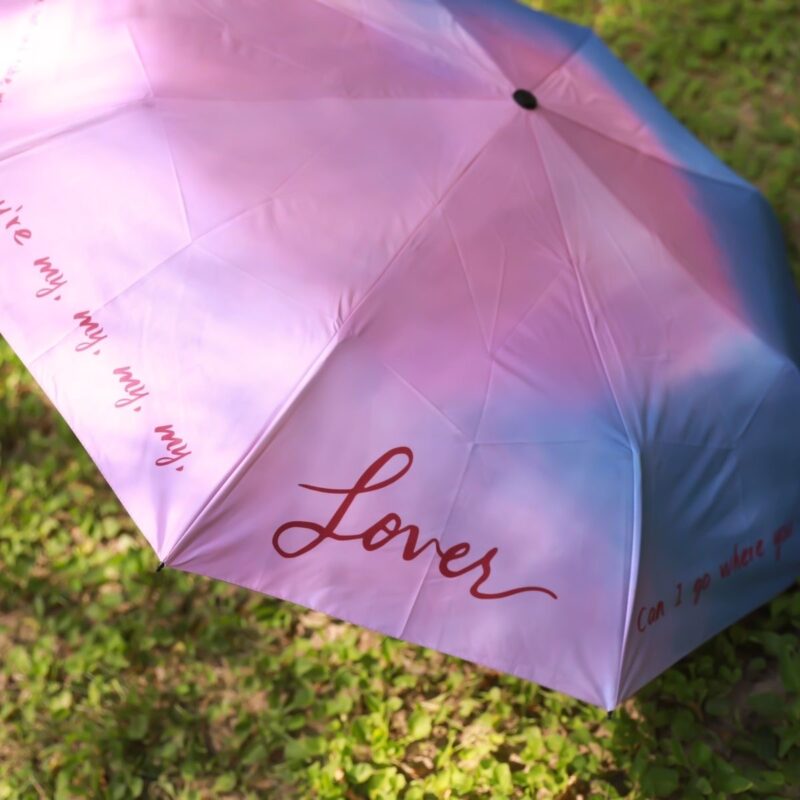 Taylor Swift Lover Manual Folding Umbrella | Swiftie Merch