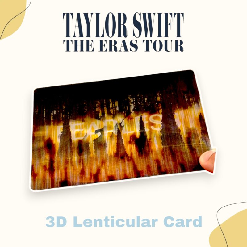 Taylor Swift Ears Tour 3D Lenticular Flip Card - Image 4