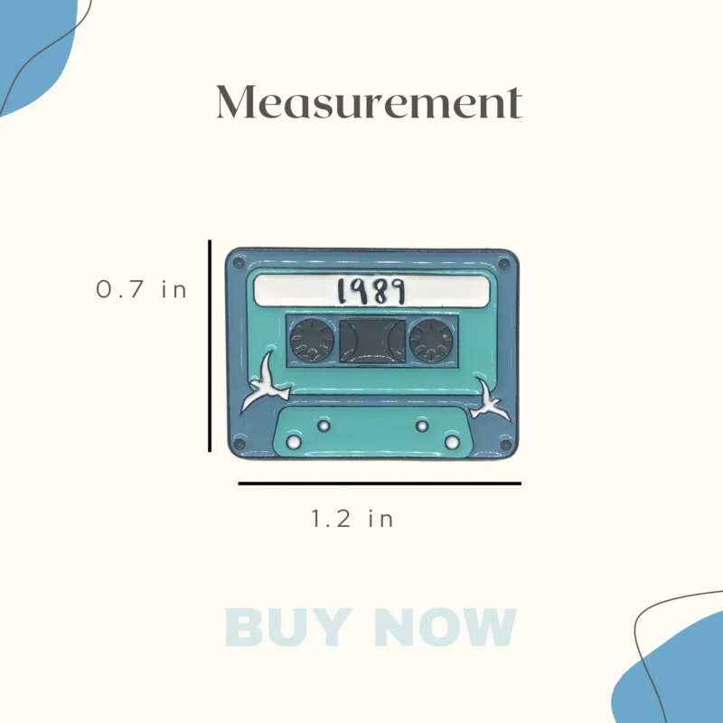 Taylor Swift Enamel Pins #10 | Taylor Inspired Mixtape-Styled Enamel Pin | set of 9 eras - Image 3