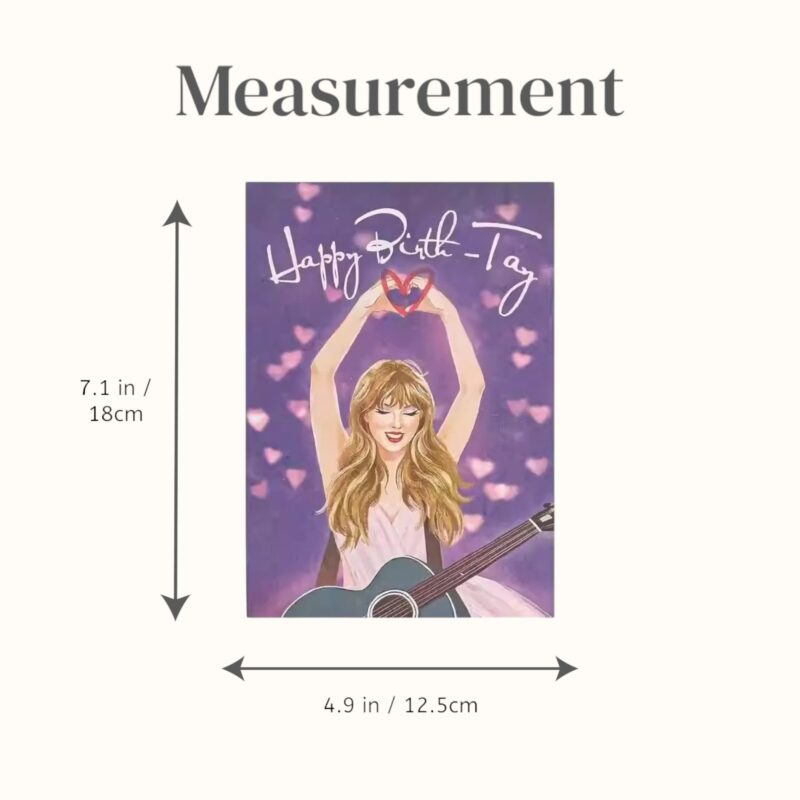 3D Taylor Swift Eras Tour Birthday Card - Image 3