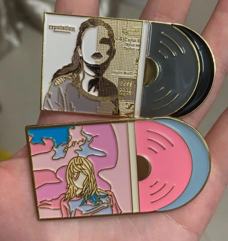Taylor Swift Vinyl Cover Enamel Pins Set #1 - Image 6