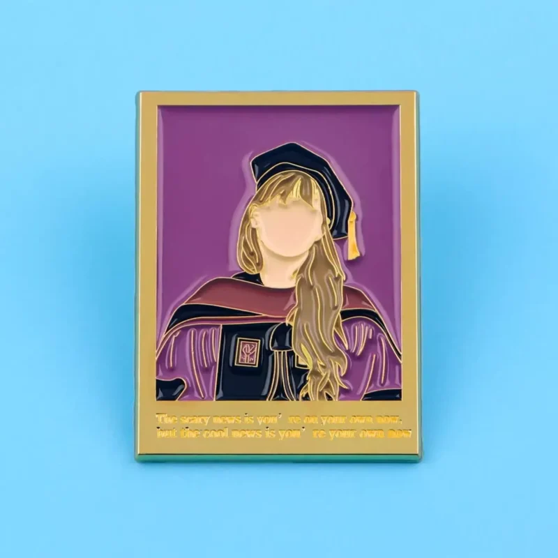 Dr. Taylor Swift NYU Graduation Enamel Pin - Image 4