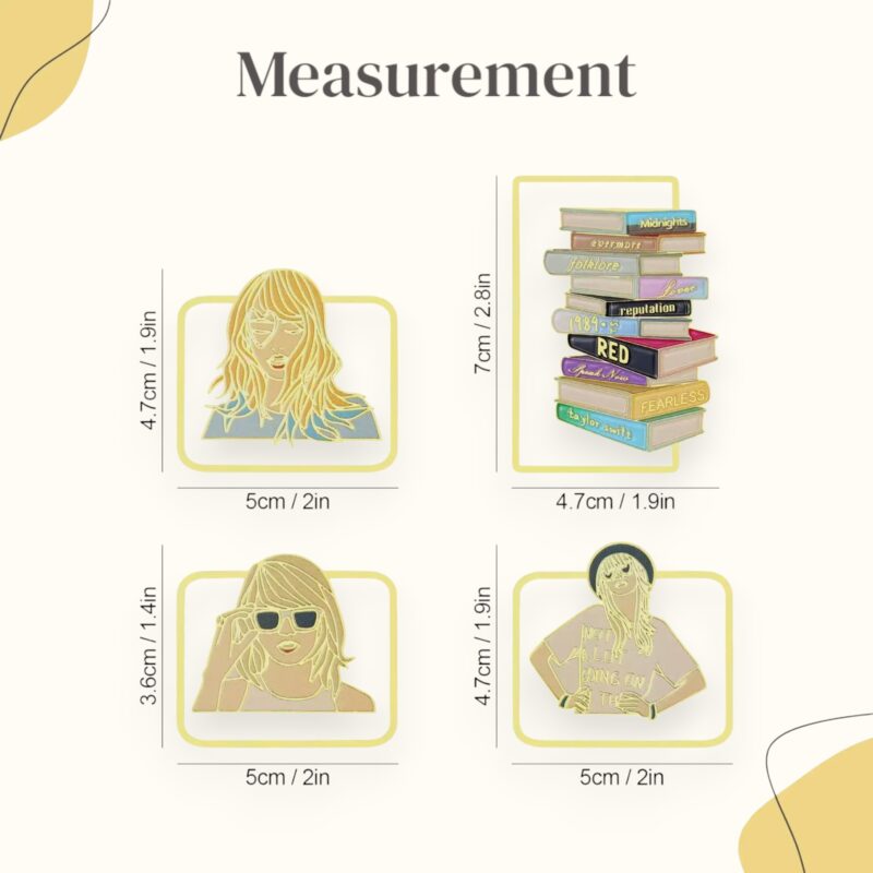 TS Metal Bookmark Set – Eras-Inspired Designs - Image 3