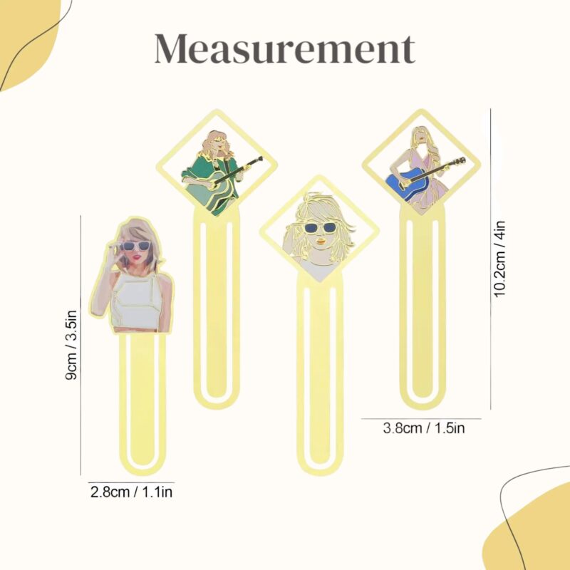 TS Metal Bookmark Set – Eras-Inspired Designs - Image 4
