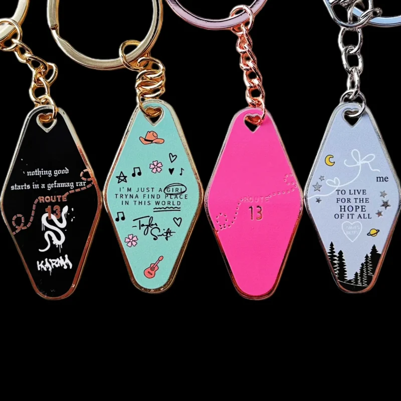 Taylor Swift Motel Enamel Keychain - Swiftie Merch - Image 3