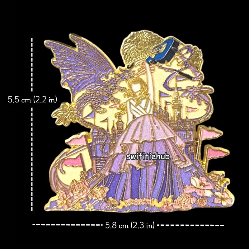 Eras Tour Metal Pin Badge | Swiftie Brooch | Music Merch Gift