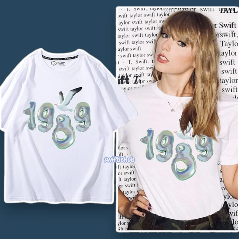 Taylor Swift Inspired Cotton T-Shirt - Unisex, Black & White Options, M-3XL,100% COTTON