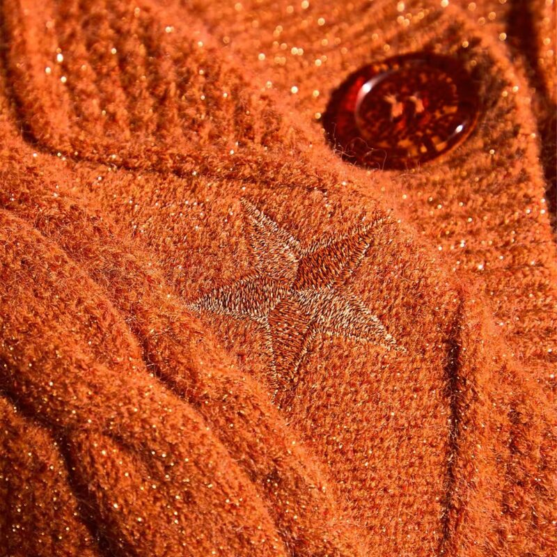 Taylor Swift inspired star embroidered oversized cardigan in 12 colors, sizes S-XL, featuring star details