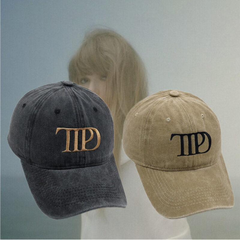 TTPD Embroidered Taylor Swift Baseball Cap