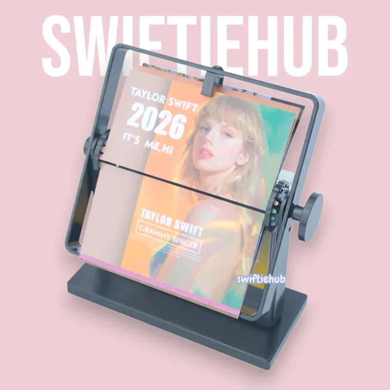 Taylor Swift 2026 Mechanical Desk Calendar | Swiftie Gift | Reusable Flip Calendar | Taylor Swift Decor for Office & Room | Swiftie Collectible