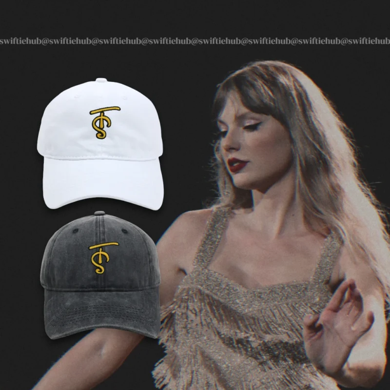 Taylor Swift Official Merch Style TS Embroidered Baseball Cap - Multi-Color
