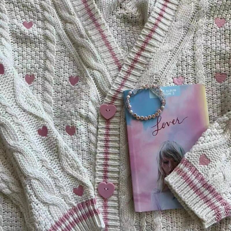 Lover Inspired Heart Cardigan-display14