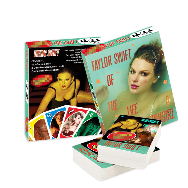 Taylor Swift Showgirl Inspired UNO-Style Card Game - 120 Card Deck