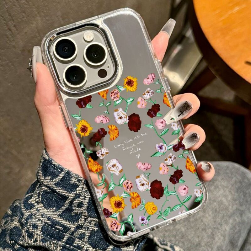 Piano Floral iPhone Case