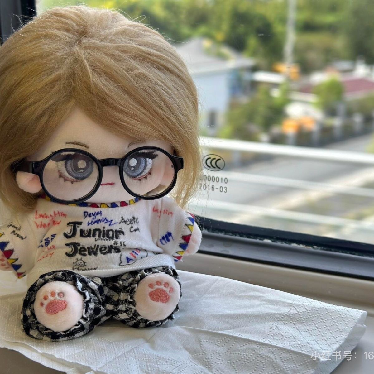 The Taylor 20cm Cotton Plush Doll – Embroidered Lucky '13' Edition - Image 7