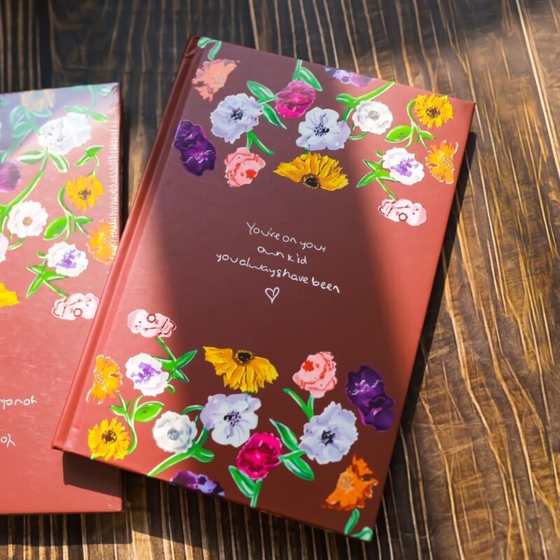 Taylor Swift YOYOKD Inspired Floral Hardcover Journal | You're On Your Own Kid Notebook