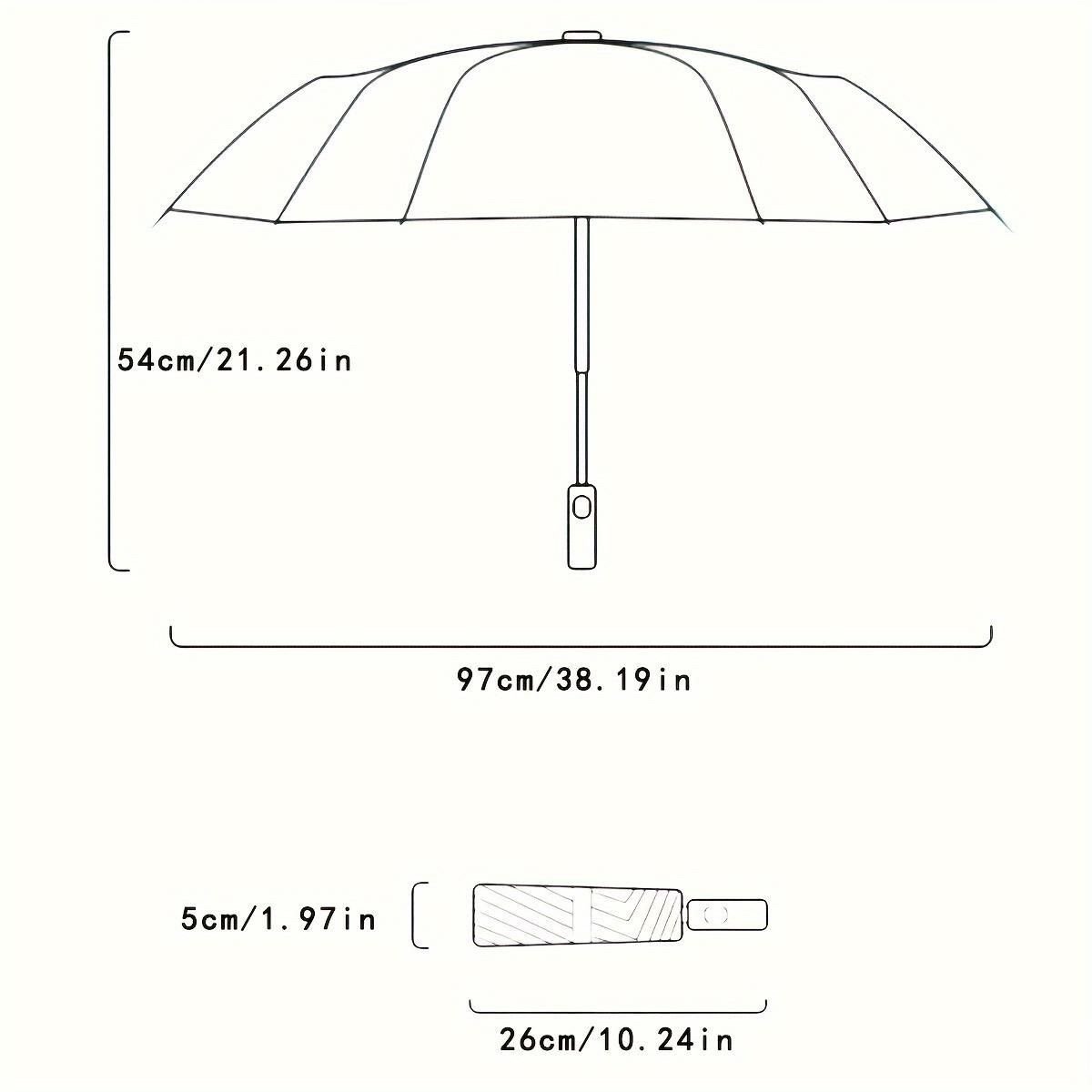 Taylor Swift Eras Collage Folding Umbrella | 1989 Red Fearless Rain & Sun Umbrella| Single-Sided - Image 4