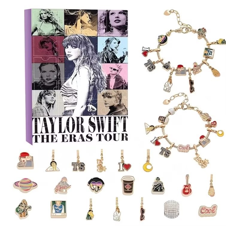 Eras Tour Inspired Advent Calendar | 24 Days Christmas Countdown Charm Bracelet Kit - Image 7