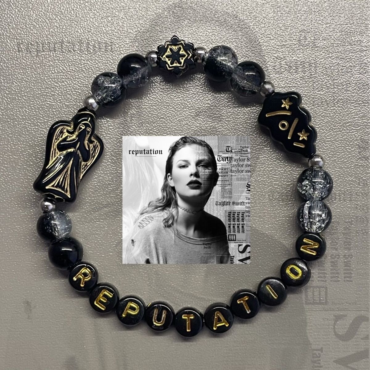 Reputation Inspired Friendship Bracelet | Handmade Stretch | Holiday Party Gift