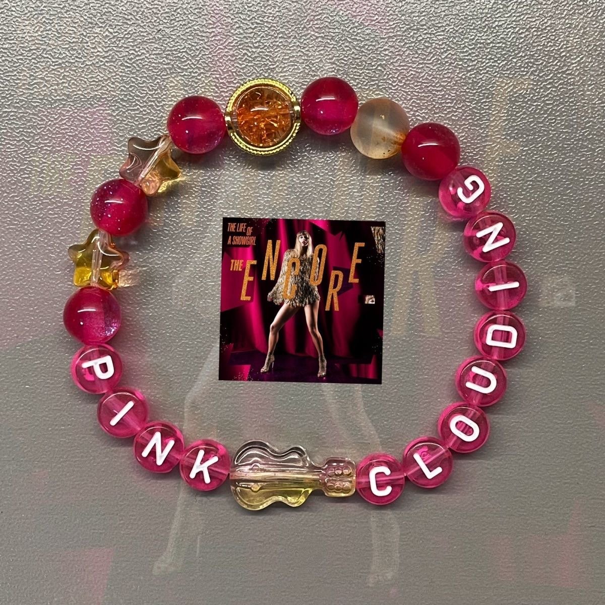 Pink Clouding Inspired Friendship Bracelet