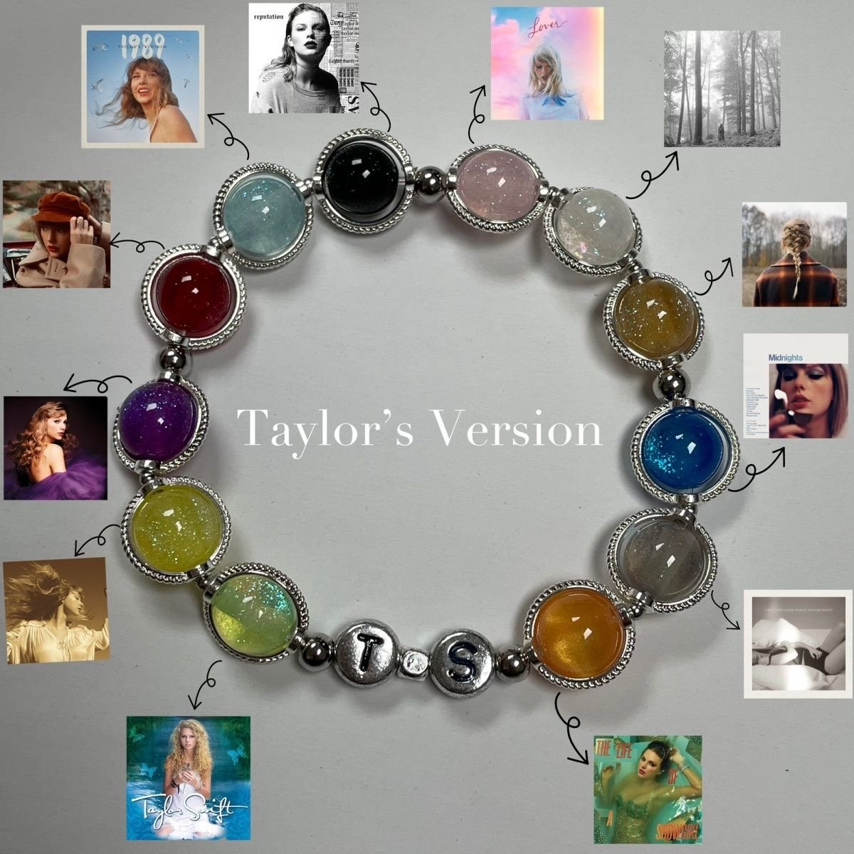 12 Eras Inspired Friendship Bracelet