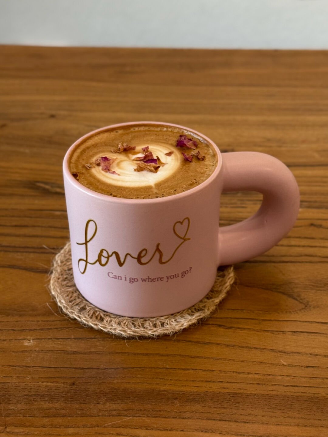 Lover Era Inspired Mug | "Can I Go Where You Go?" Heart Design | 350ml Ceramic Coffee Cup