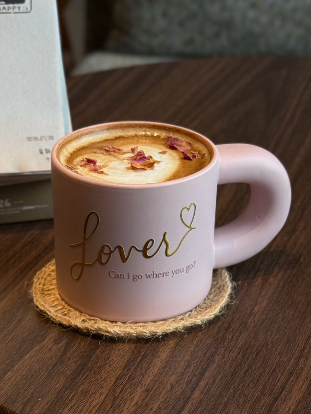 Lover Era Inspired Mug | "Can I Go Where You Go?" Heart Design | 350ml Ceramic Coffee Cup - Image 3