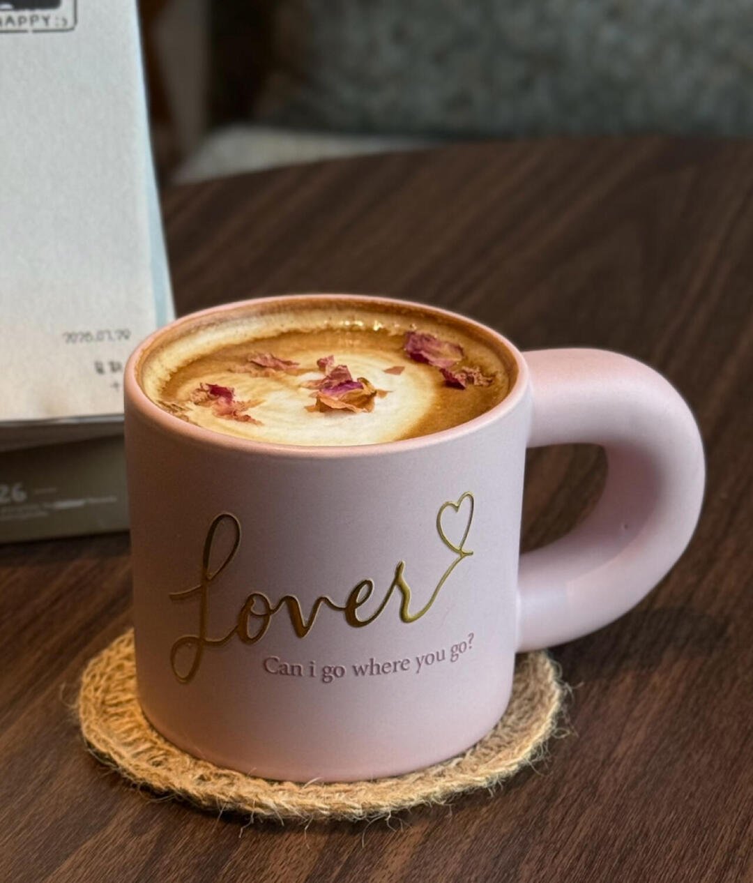 Lover Era Inspired Mug | "Can I Go Where You Go?" Heart Design | 350ml Ceramic Coffee Cup - Image 4