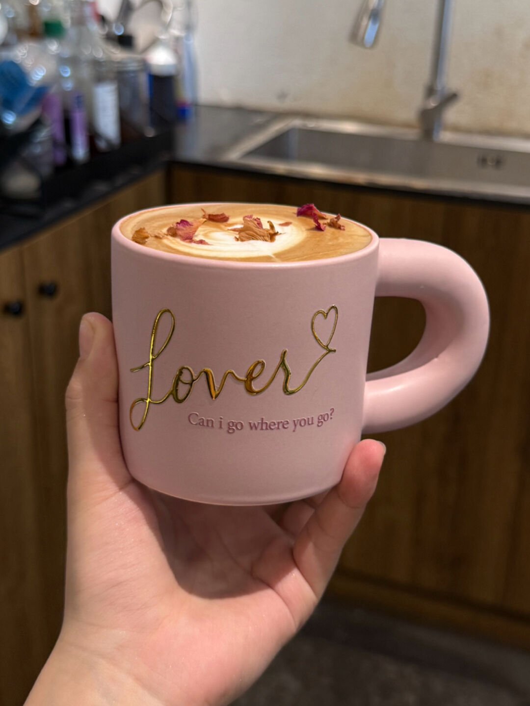 Lover Era Inspired Mug | "Can I Go Where You Go?" Heart Design | 350ml Ceramic Coffee Cup - Image 7