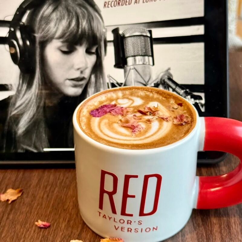 RED TV Inspired Mug | Bold Red Lettering | 350ml Ceramic Coffee Cup