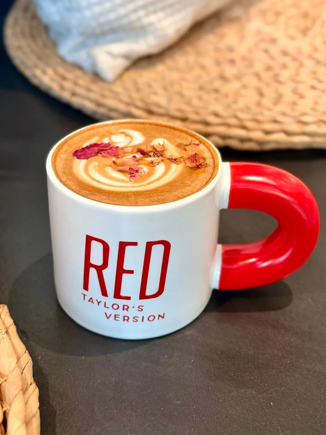RED TV Inspired Mug | Bold Red Lettering | 350ml Ceramic Coffee Cup - Image 3