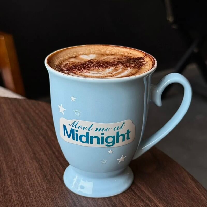 Midnights Inspired Mug | "Meet Me at Midnight" Stars Design | Ceramic Coffee Cup