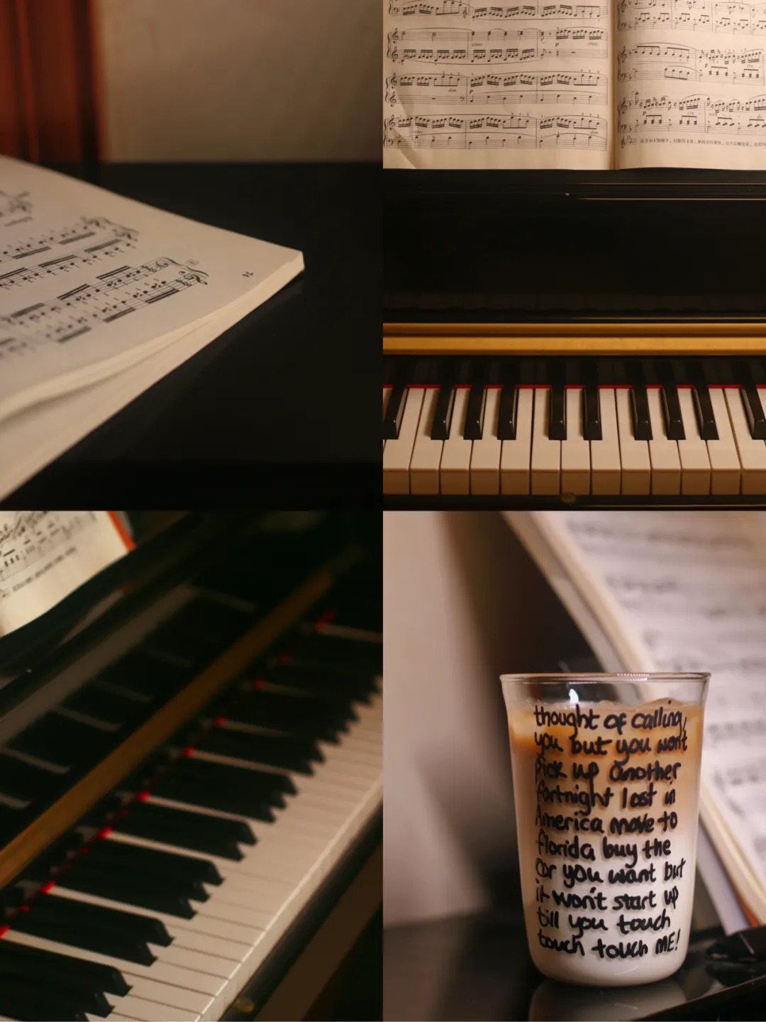 Fortnight Lyric Inspired Glass Cup | Handwritten Style Design | Borosilicate Iced Coffee Glass - Image 4