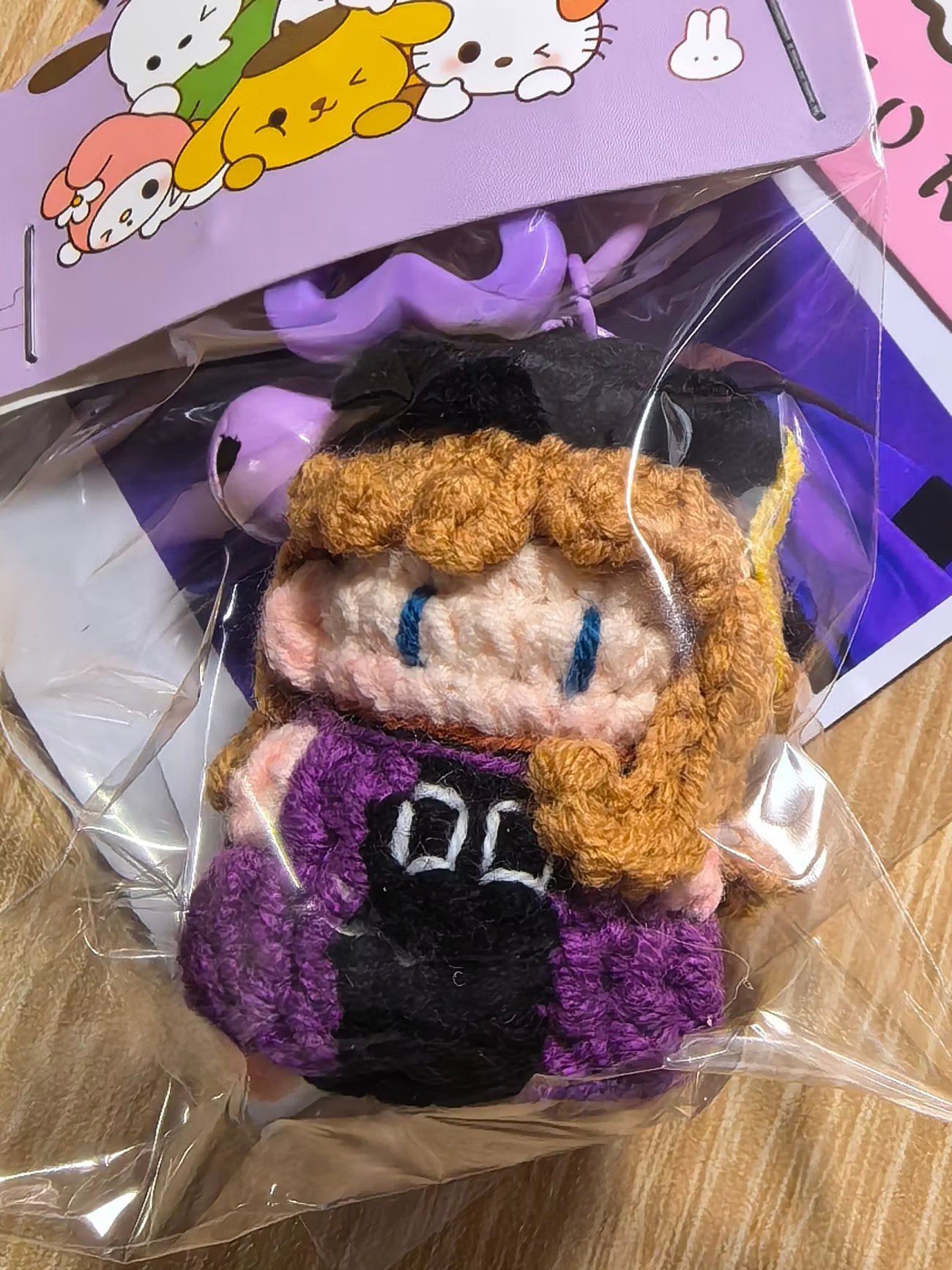 Taylor Swift Doctor Graduation Crochet Doll Charm | 1.6-2in / 4-5cm | Keychain & Bag Charm - Image 2