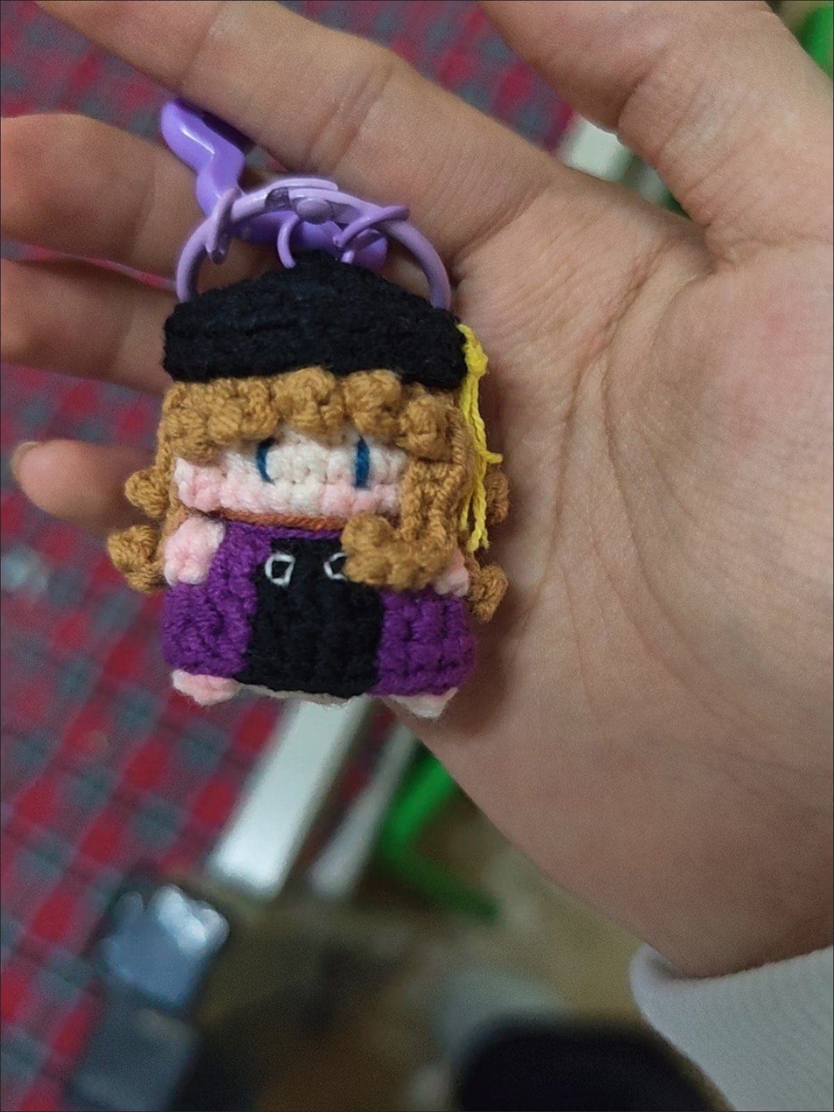 Taylor Swift Doctor Graduation Crochet Doll Charm | 1.6-2in / 4-5cm | Keychain & Bag Charm - Image 3