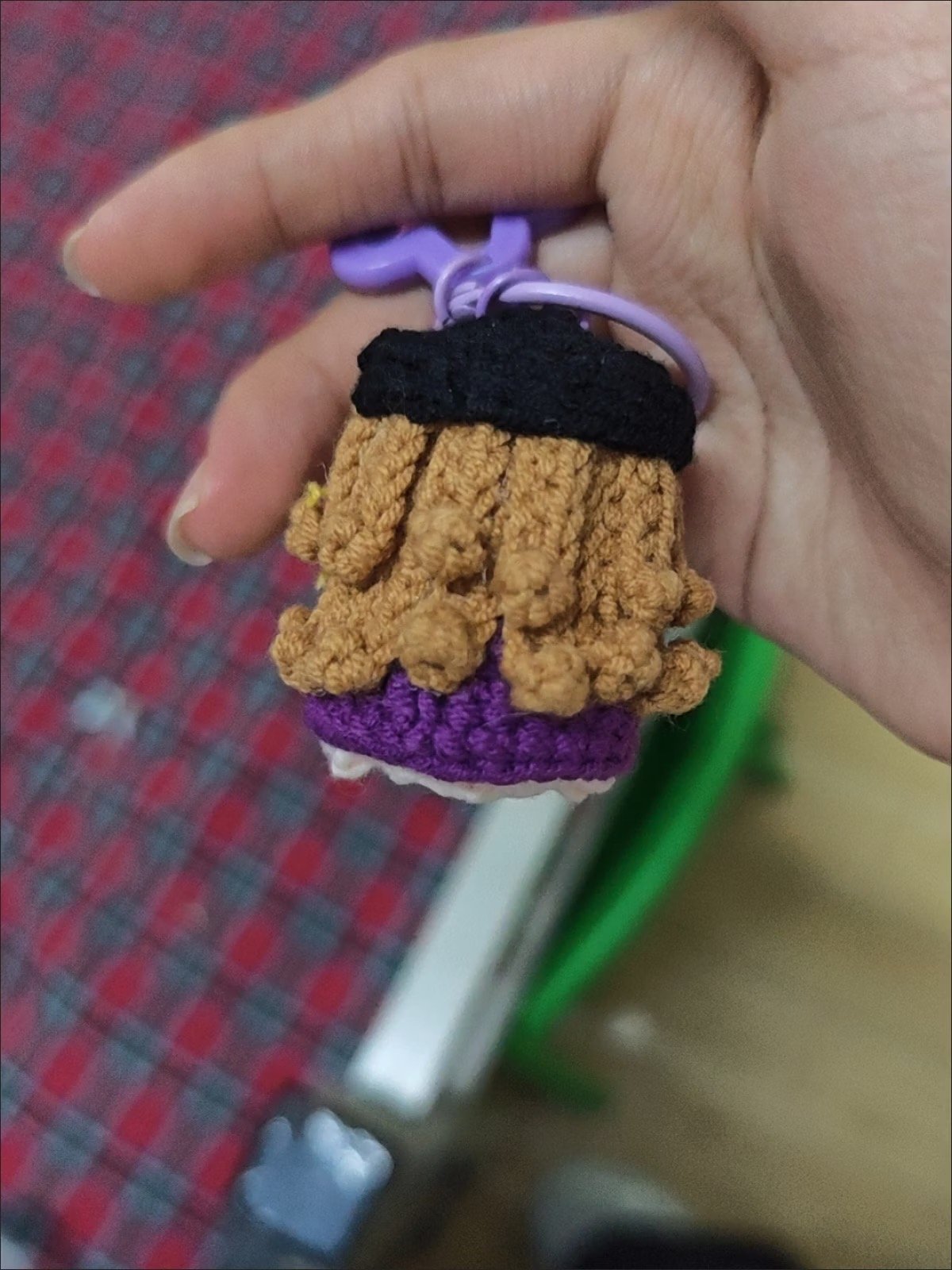Taylor Swift Doctor Graduation Crochet Doll Charm | 1.6-2in / 4-5cm | Keychain & Bag Charm - Image 4