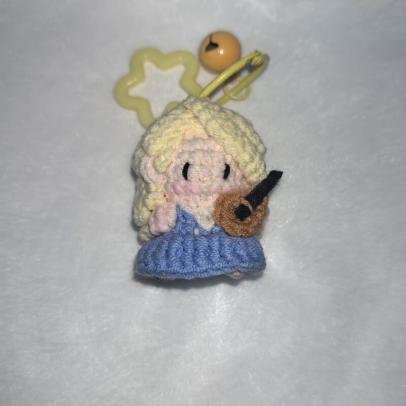 Eras Tour Inspired Handmade Crochet Doll Charm | 1.6-2in / 4-5cm | Keychain & Bag Charm