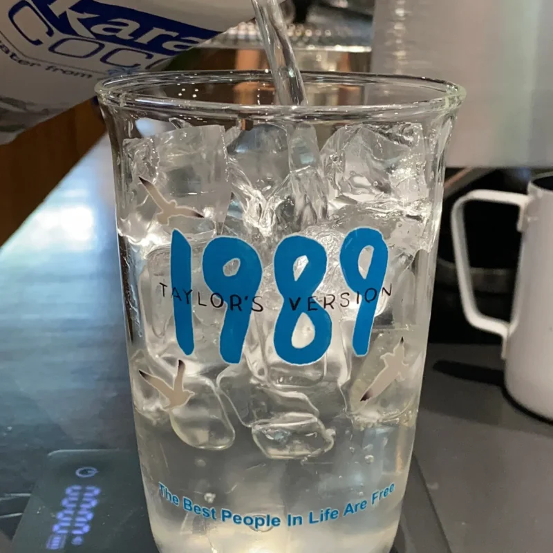 1989 Inspired Seagull Glass Cup | 16oz / 470ml | Iced Coffee & Matcha Cup